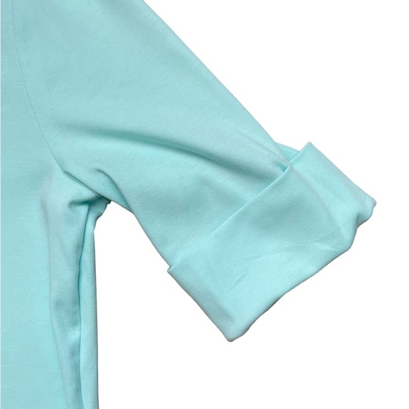 NWOT Ralph Lauren Stretch Basic Cuffed Short Sleeve Blouse (size M) - Picture 5 of 8